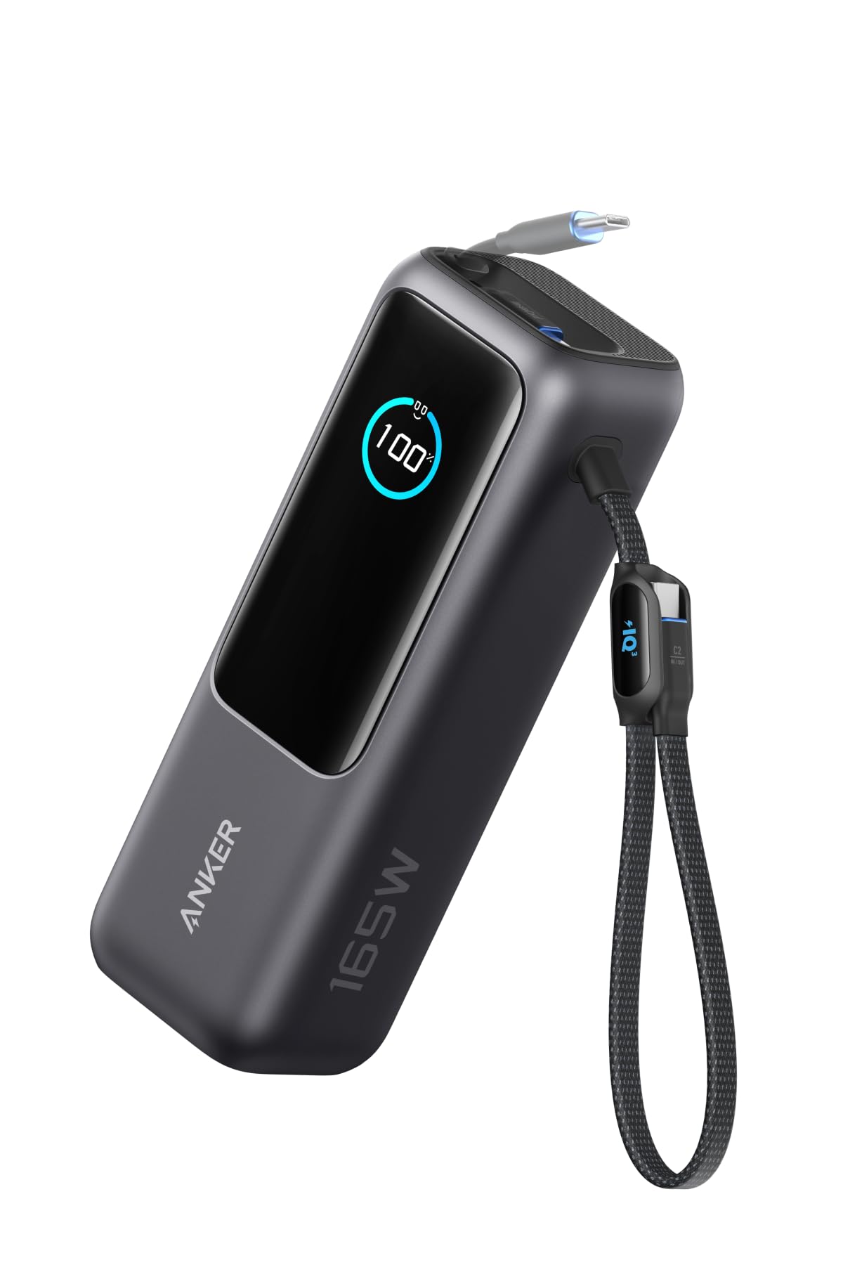 Anker Power Bank (25000mAh ）未使用新品 Amazon | Anker Power Bank (25000mAh, Built-In & 巻取り式USB-C